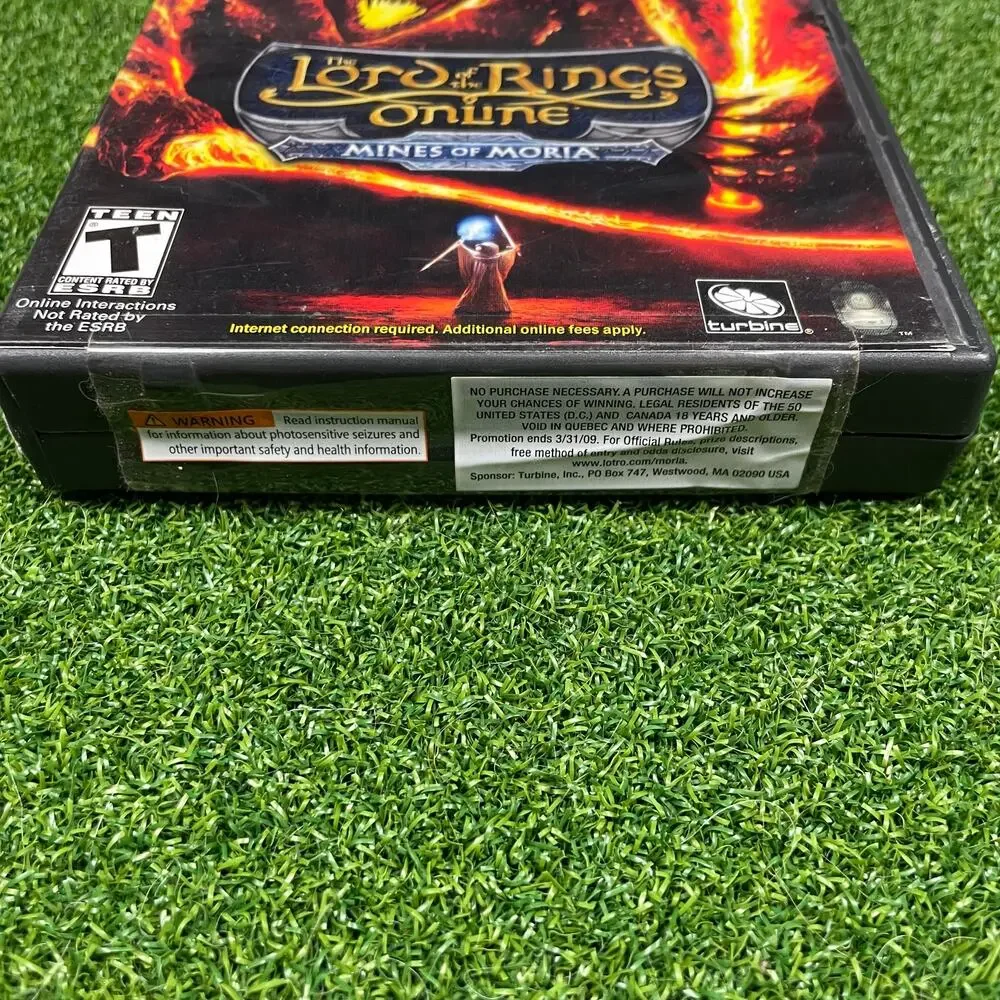 The Lord of the Rings Online Mines of Moria Complete Edition PC DVD Windows Game